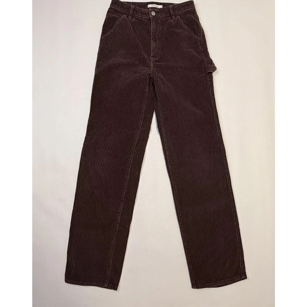 PacSun Pants Juniors 26 Brown 90s BF Carpenter Corduroy Straight Leg Relaxed
